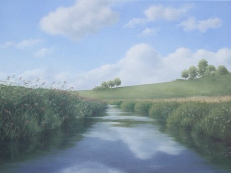 Stillness in Spring 2021 Oil on canvas 100 x 70cm Hannah Buchanan